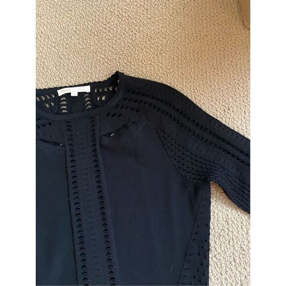 MAJE cutout black dress size 1 - Picture 5 of 8